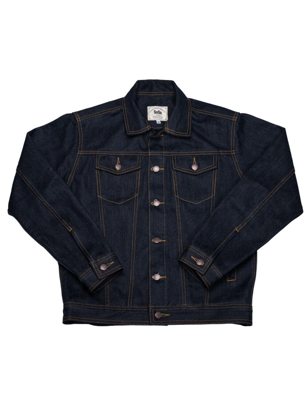 Ghost Indigo Selvedge Jacket - 20oz | Sosobrothers