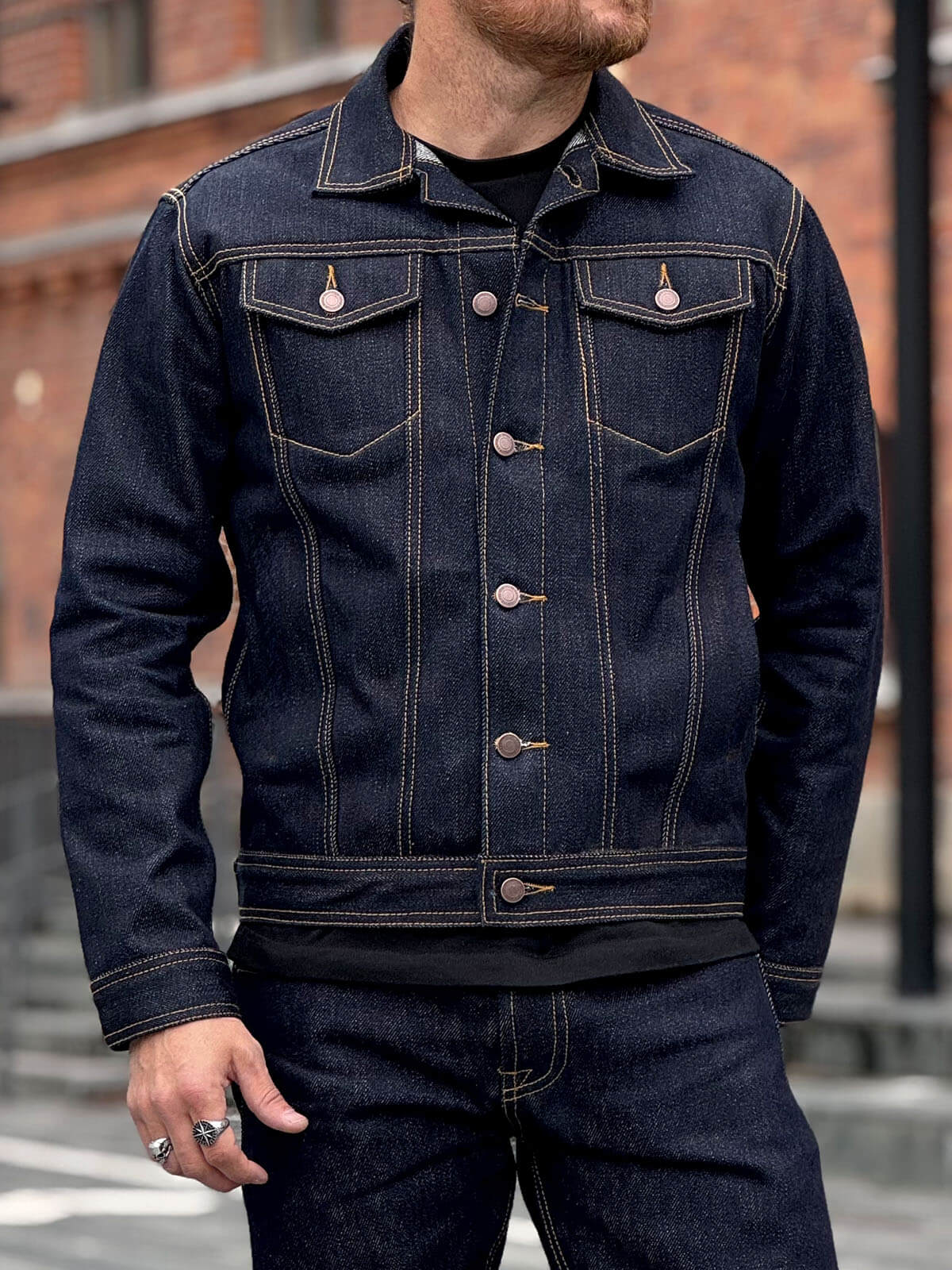 Ghost Indigo Selvedge Jacket - 20oz | Sosobrothers