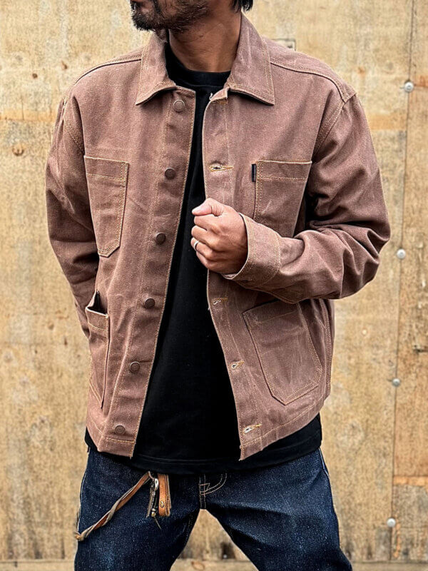 Brown Canvas Waxed Jacket - 13oz