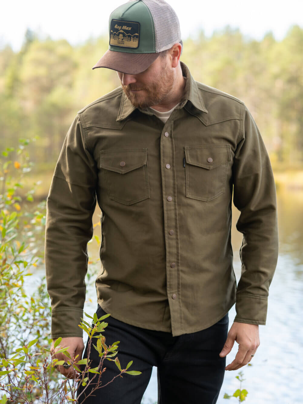 Army-whipcord-western-shirt-half-body
