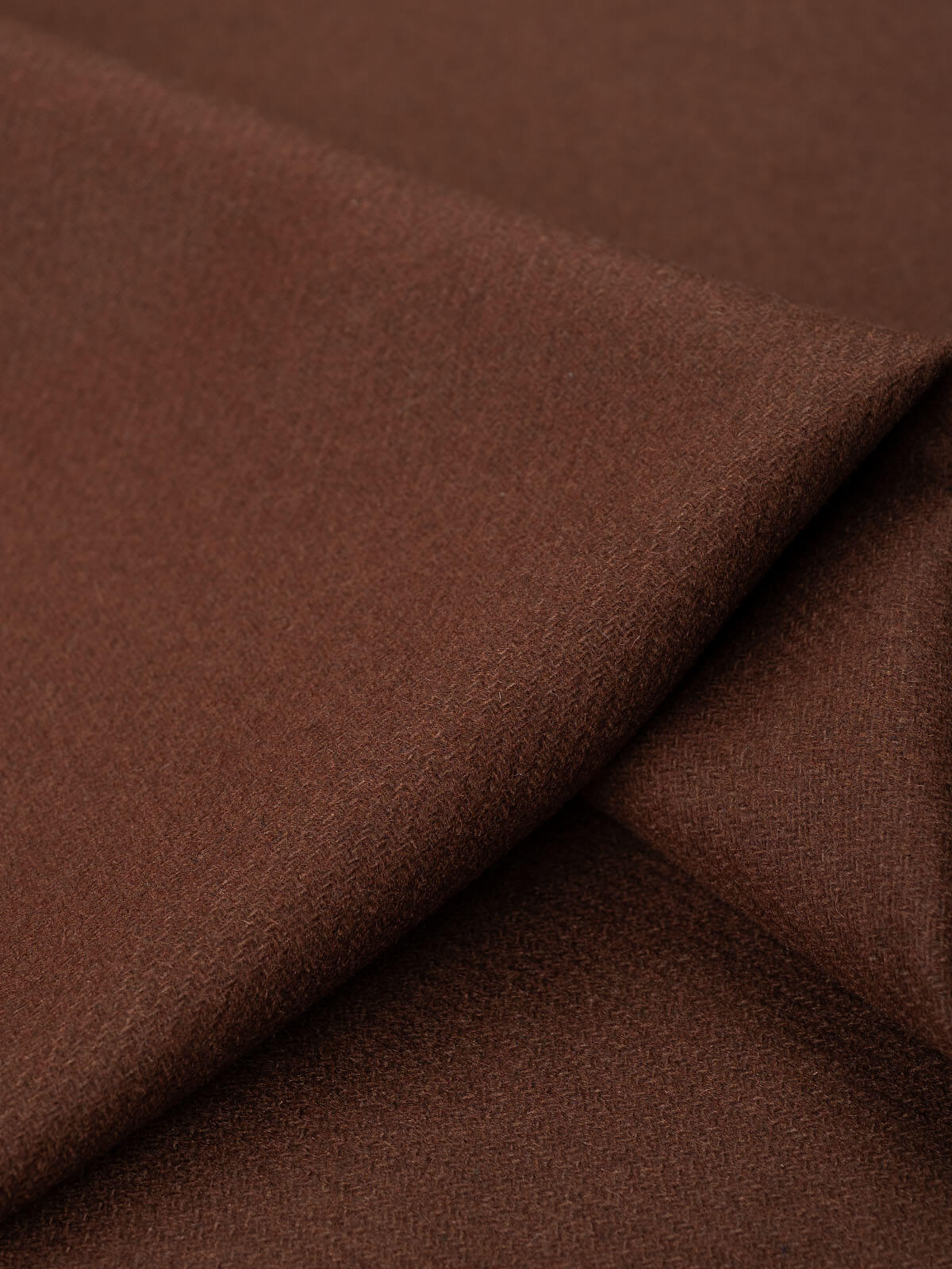 Brown Melton Wool - 14oz