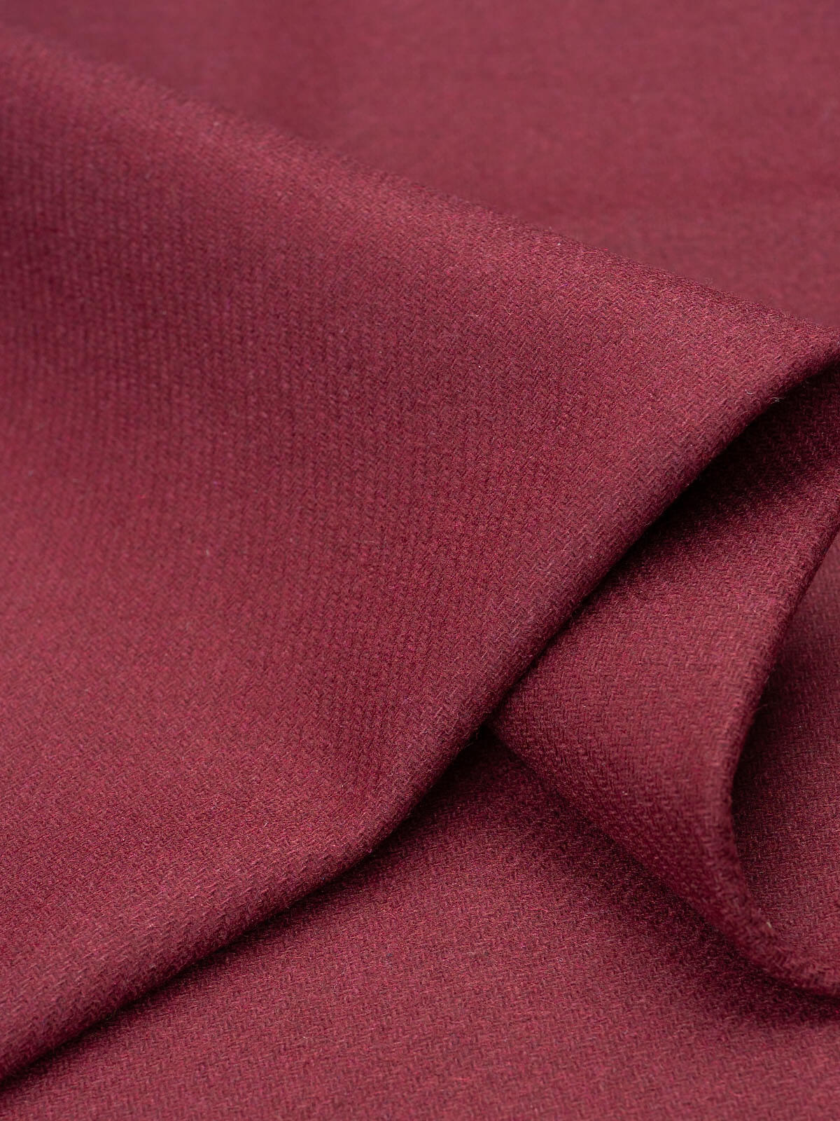 Burgundy Melton Wool - 14oz
