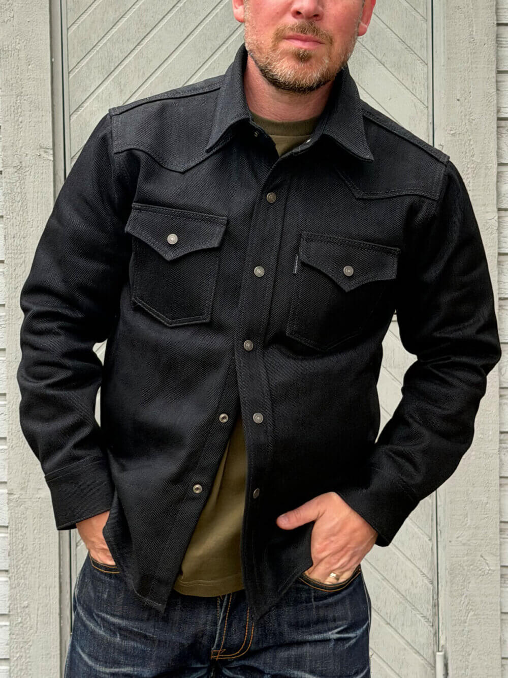 Ghost-double-black-western-shirt-front
