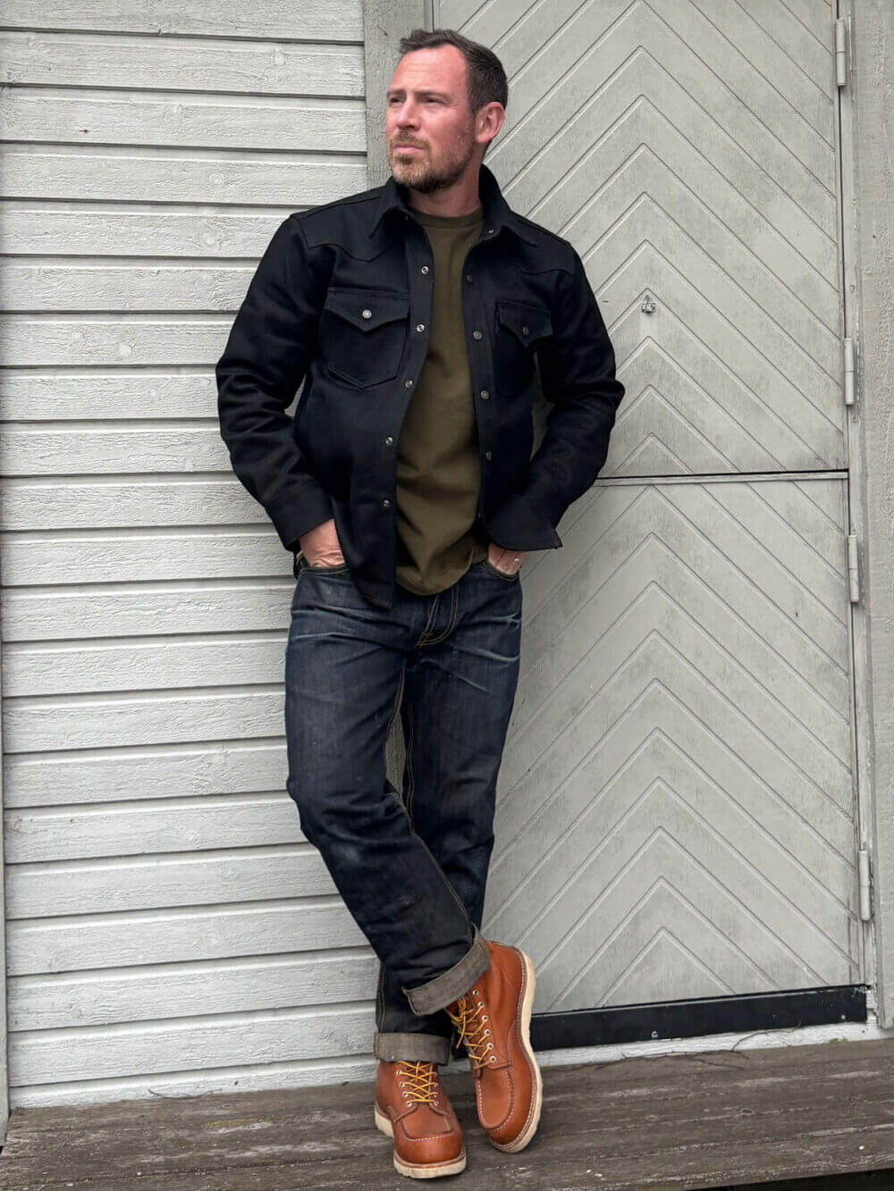 Ghost-double-black-western-shirt-full-body