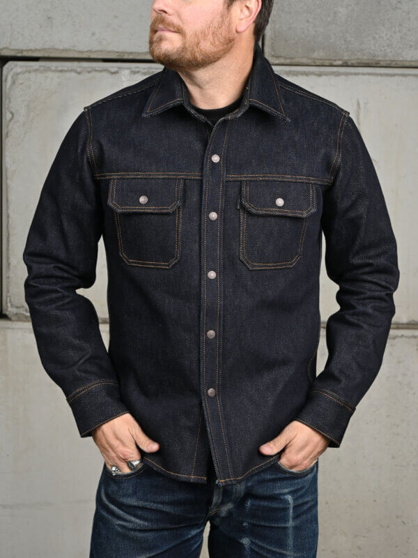 Ghost Indigo Selvedge Work Shirt - 25oz