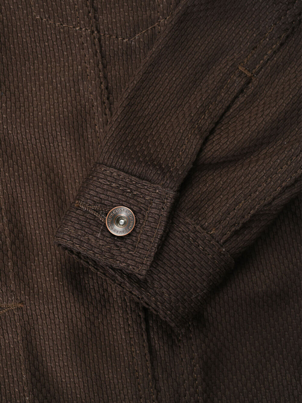 Brown-sashiko-type-3-jacket-cuff