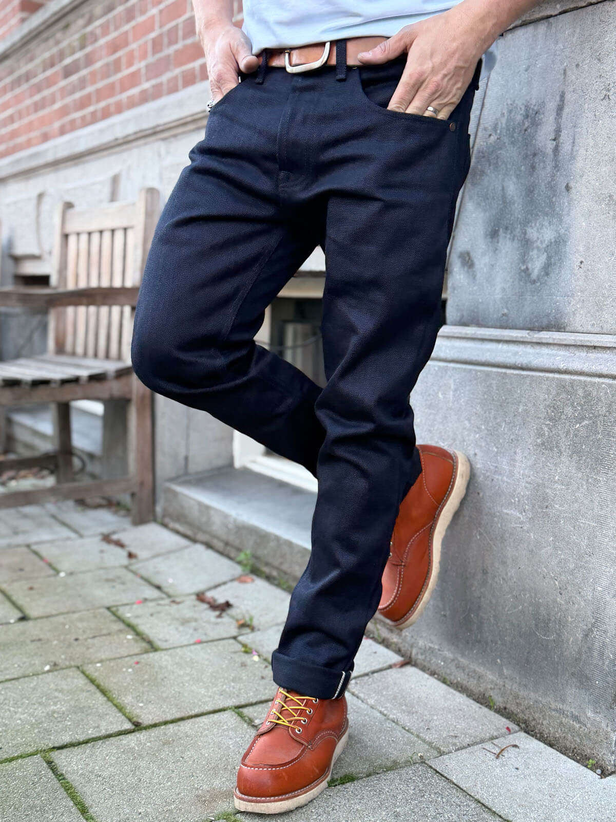 Ghost Indigo X Black Selvedge Jeans – 20oz